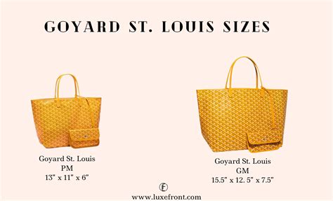 the isabelle bag goyard|goyard bag size comparison.